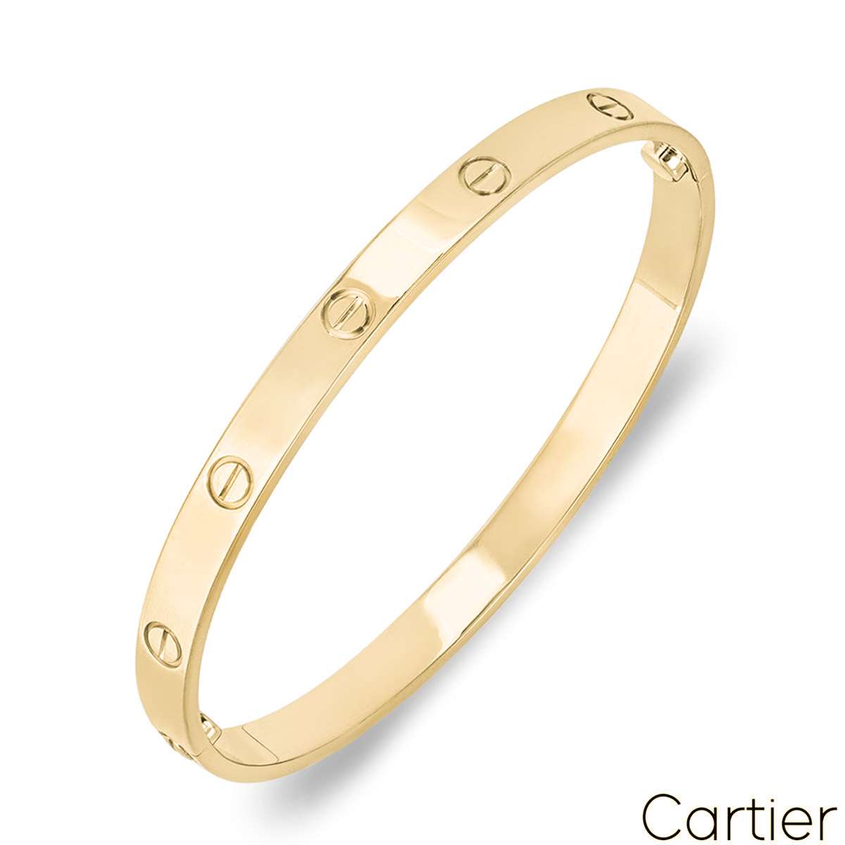 Cartier Love Yellow Gold Bracelet. Size 16